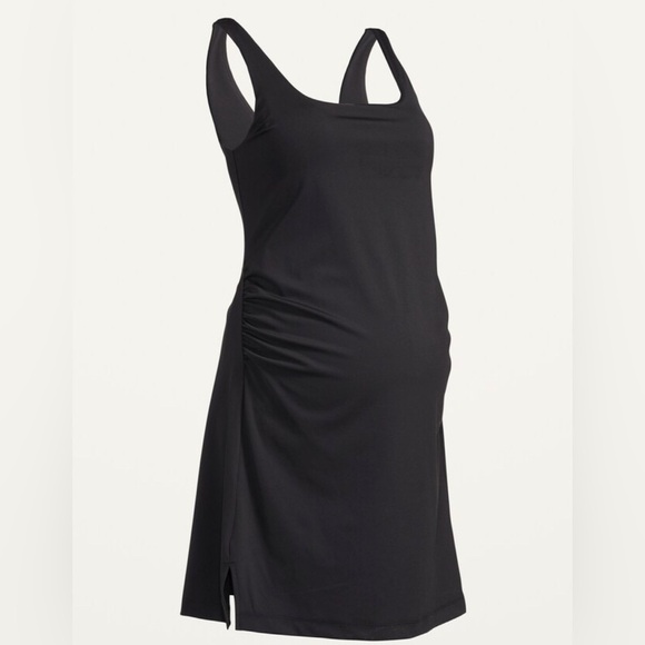 NWT! Black Jack Maternity Sleeveless PowerSoft Mini Skort Dress - Size Small 💜 - Picture 4 of 4